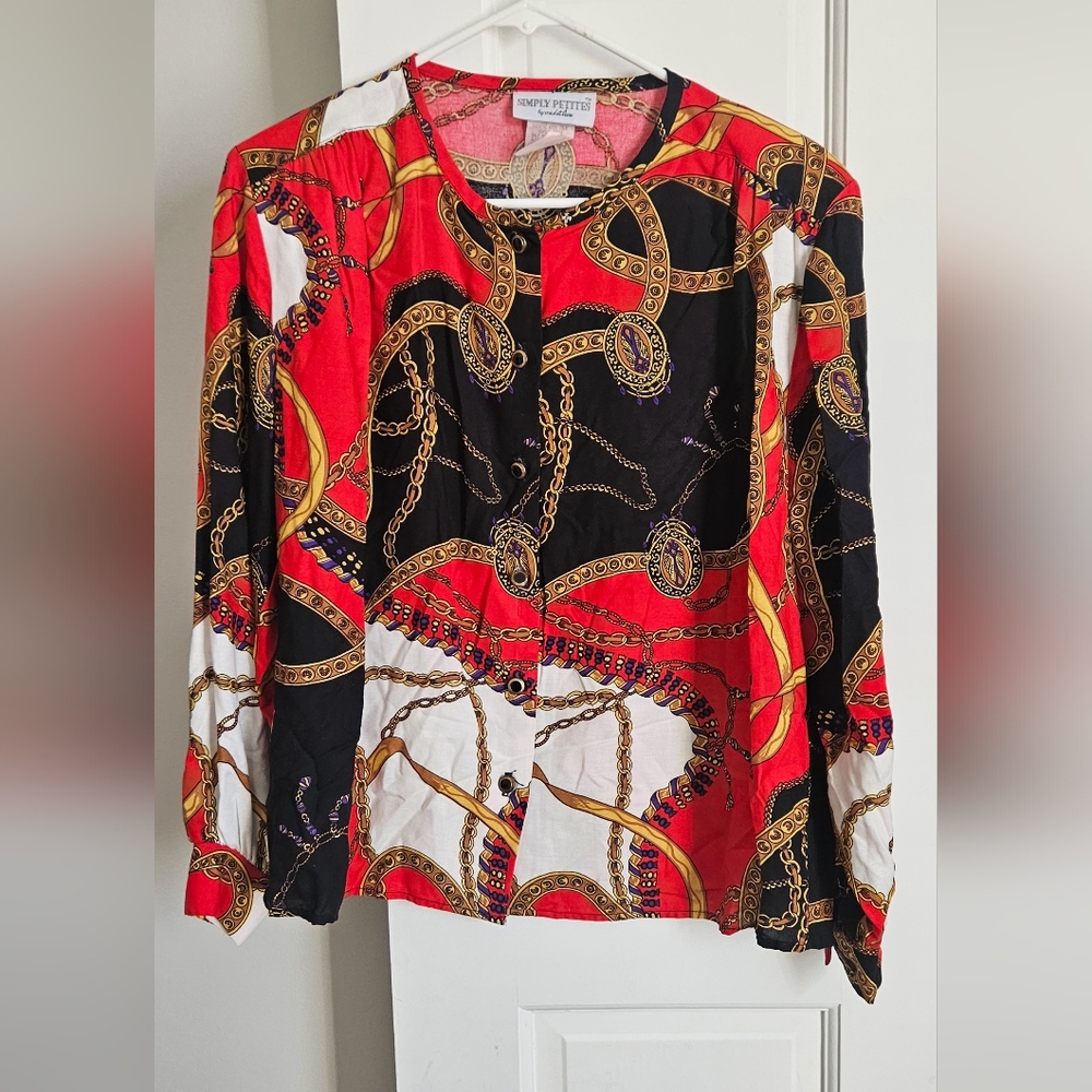 Vintage petite blouse